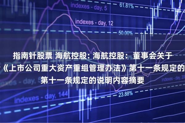 指南针股票 海航控股: 海航控股：董事会关于本次交易符合《上市公司重大资产重组管理办法》第十一条规定的说明内容摘要