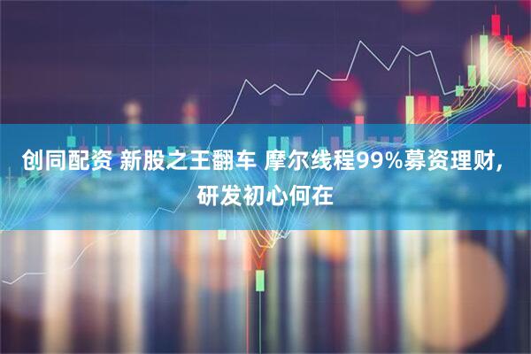 创同配资 新股之王翻车 摩尔线程99%募资理财, 研发初心何在